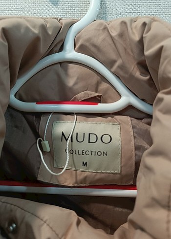 Bej Uzun Kadın Kışlık Düğmeli Mont - Görsel 4