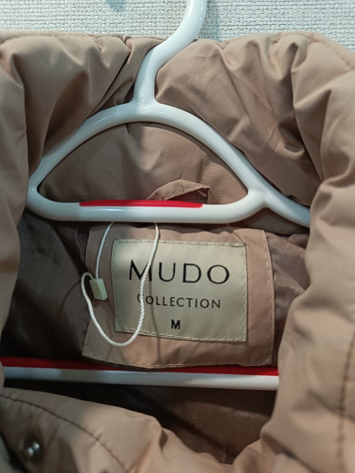 Bej Uzun Kadın Kışlık Düğmeli Mont - Görsel 4