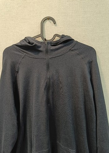 kadın Siyah Fermuarlı Yüksek Yakalı Polar - Görsel 3