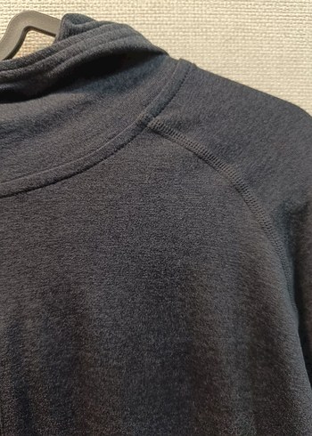 kadın Siyah Fermuarlı Yüksek Yakalı Polar - Görsel 4