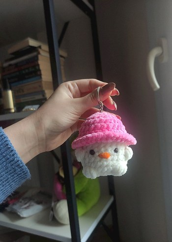 Amigurumi civciv anahtarlık - Görsel 4