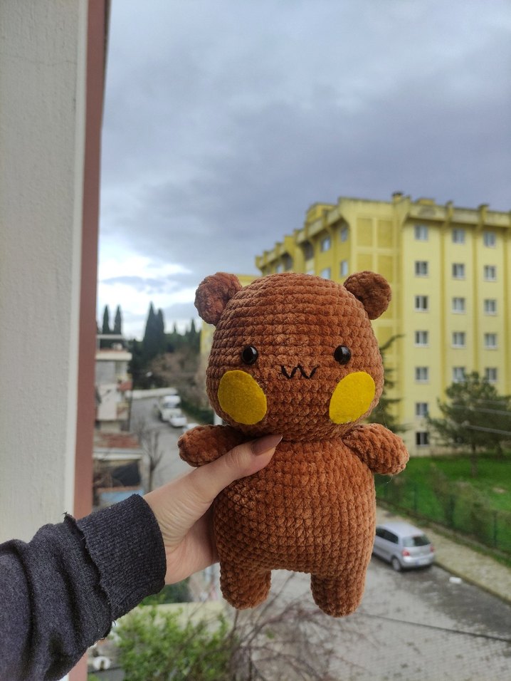 Dudu ve Bubu amigurumi oyuncak peluş - Görsel 4