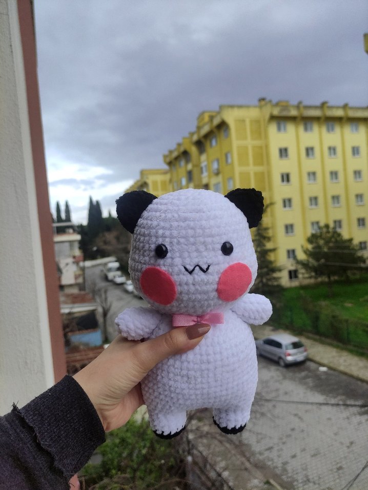 Dudu ve Bubu amigurumi oyuncak peluş - Görsel 3