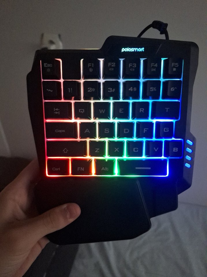 Polosmart Siyah Gaming Mini Klavye - Görsel 3