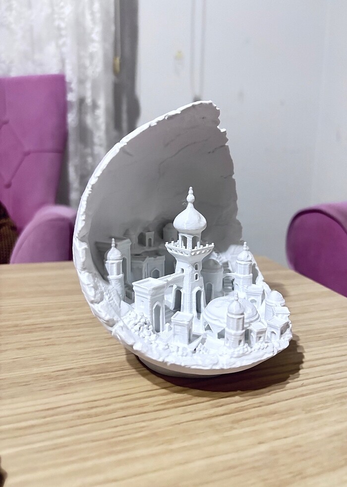 Dekoratif ay figürü ışıklandırılabilir - Görsel 2