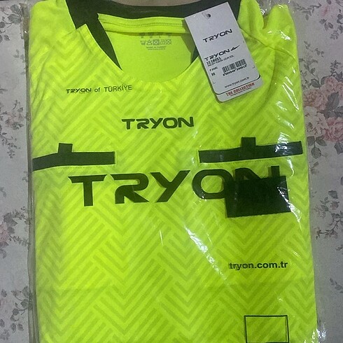 Tryon Sarı Hakem Forma Uzun Kol M Beden