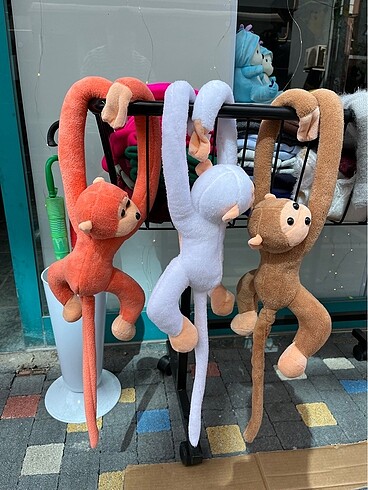 Renk renk maymun peluş