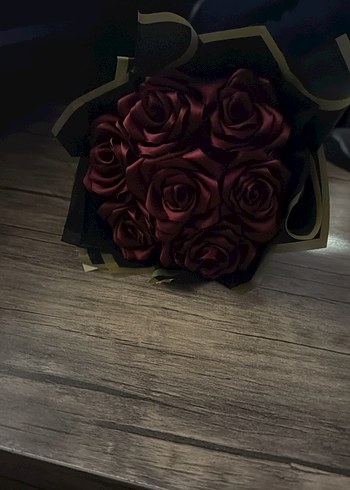 Bordo Gül Buketi - Görsel 4