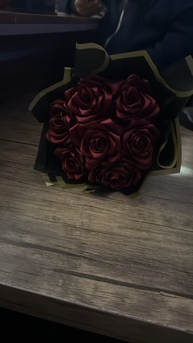 Bordo Gül Buketi - Görsel 4