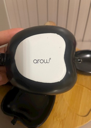 Ahşap Standlı  dönen Siyah Seramik çerezlik kahvaltık - Görsel 3