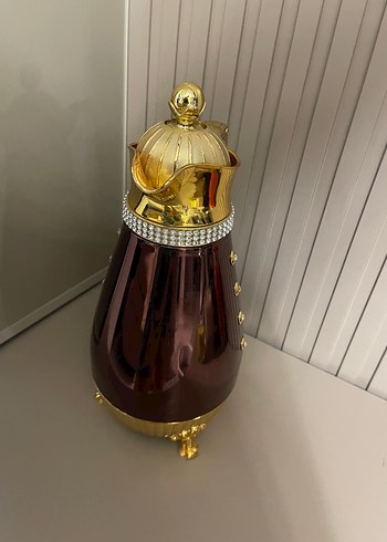 Termos  Parlak Bordo Çaydanlık - Görsel 4