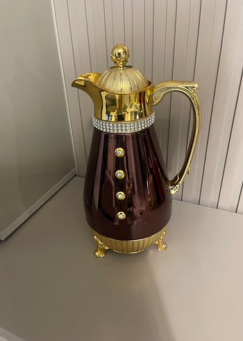 Termos  Parlak Bordo Çaydanlık - Görsel 3