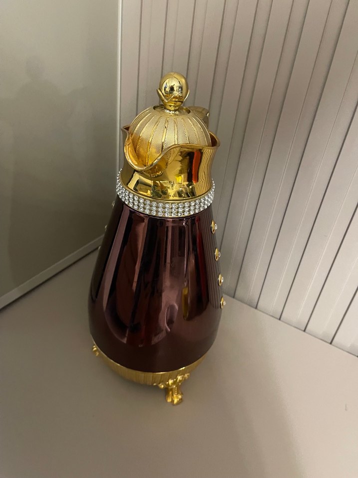 Termos  Parlak Bordo Çaydanlık - Görsel 4