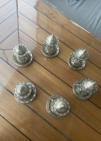 Gümüş İşlemeli Çay Seti - Görsel 6