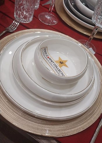 12 kişilk beyaz golt Yemek Takımı yer sıkıntıdında satılıktır - Görsel 5