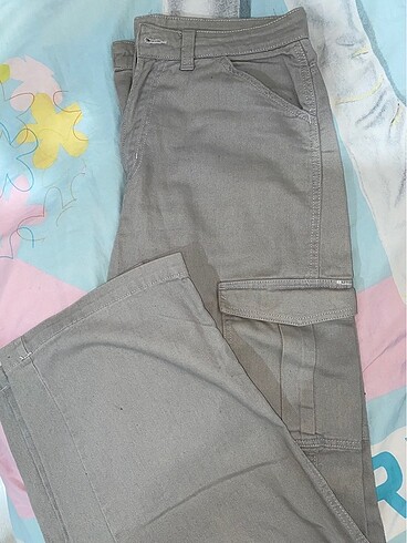 xl Beden gri Renk H&M kargo pantolon