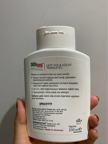 Sebamed SEBAMED YÜZ VE VÜCUT TEMİZLEYİCİ