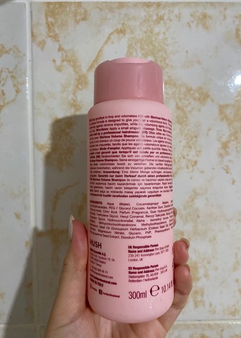 Diğer Hush Veganic Glorious Volume Şampuan