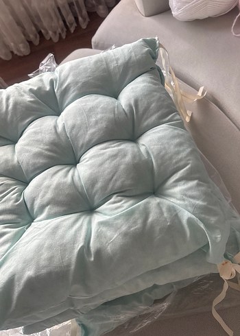 Bohem Tarz Turkuaz Yastık - Görsel 2