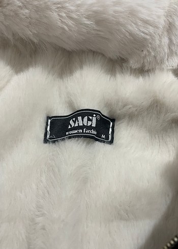 Gri Kürklü Kadın Denim Ceket - Görsel 3