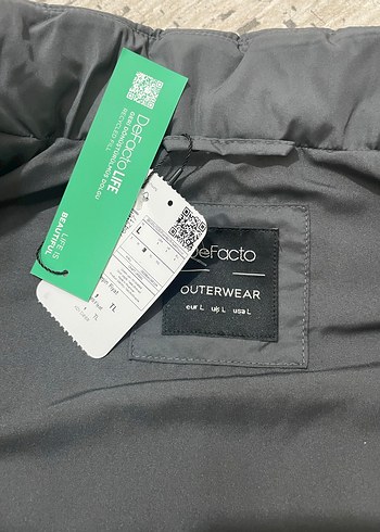 Gri Kadın Fermuarlı Yelek - Görsel 2