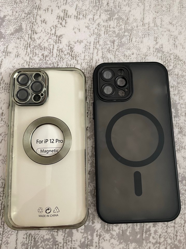 Düğmeli Bohem Tarzı Telefon Kılıfı Siyah & Gri - Görsel 2