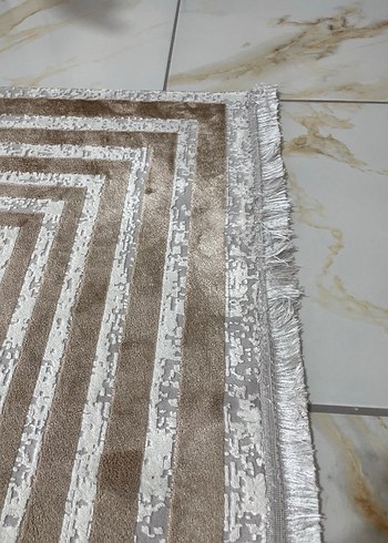 Modern Klasik Bej ve Gri Halı - Görsel 3