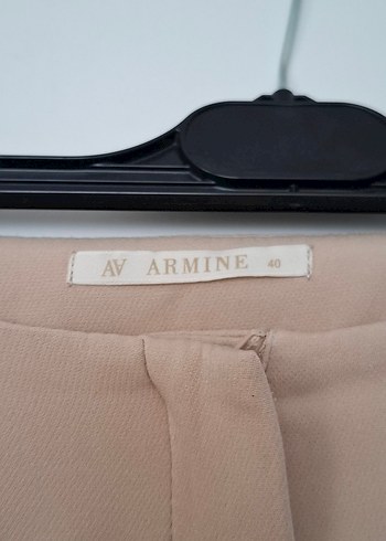 Bej Çift Düğmeli Uzun Kadın Blazer - Görsel 5