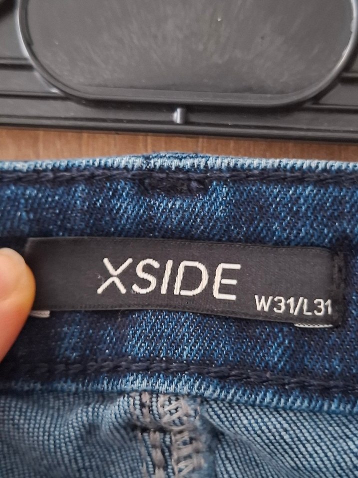 Erkek Lacivert Regular Fit Denim Pantolon - Görsel 3