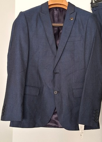 Lacivert Erkek Ofis Takım Elbise - Görsel 2