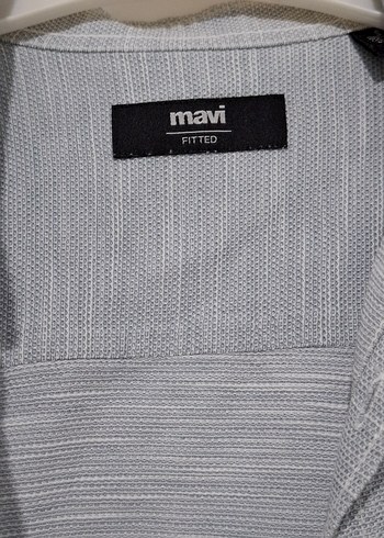 Gri Keten Uzun Kollu Erkek Gömlek - Görsel 3