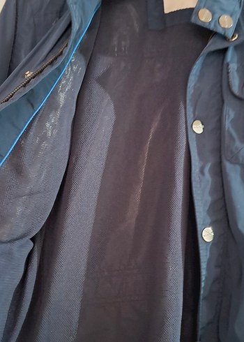 Düğmeli Lacivert Denim Erkek Ceket - Görsel 3