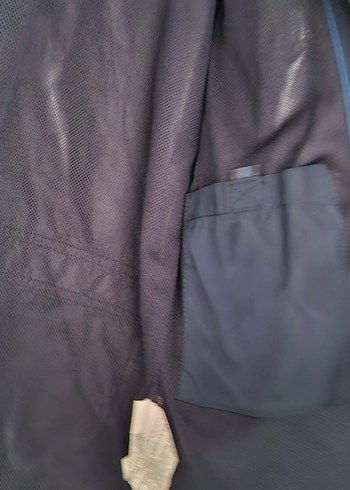 Düğmeli Lacivert Denim Erkek Ceket - Görsel 7