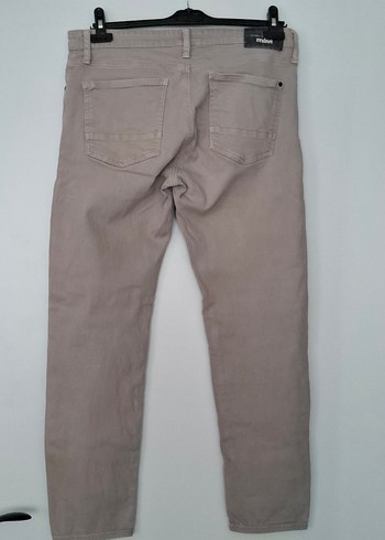 Bej Erkek Denim Pantolon Regular Fit - Görsel 2