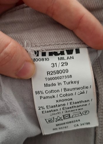 Bej Erkek Denim Pantolon Regular Fit - Görsel 4