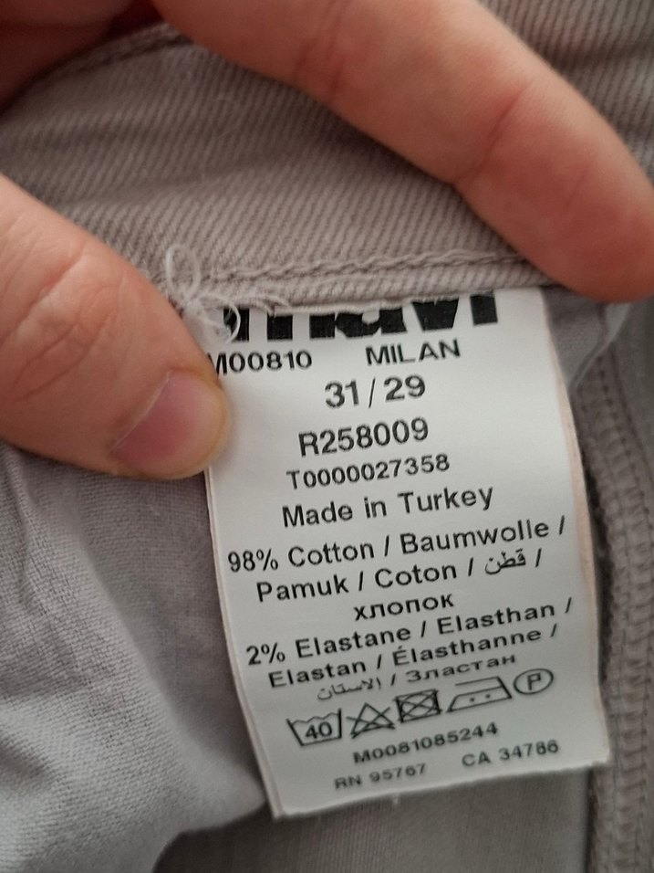 Bej Erkek Denim Pantolon Regular Fit - Görsel 4