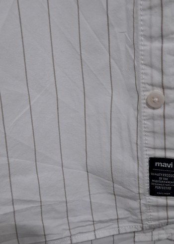 Uzun Kollu Beyaz Erkek Keten Gömlek - Görsel 2