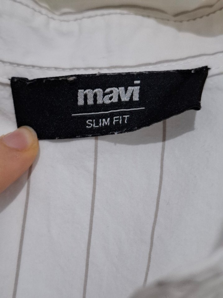 Uzun Kollu Beyaz Erkek Keten Gömlek - Görsel 4