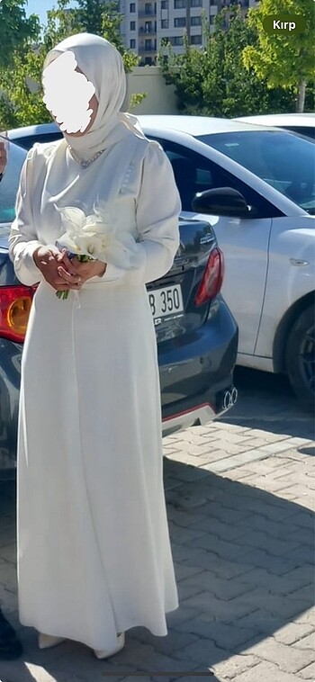 Diğer Nikah elbisem ekru 2 saat giydim sadece