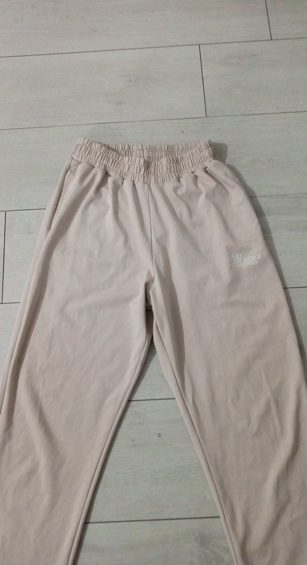 Bej Kadın Salaş Sweatpant - Görsel 3