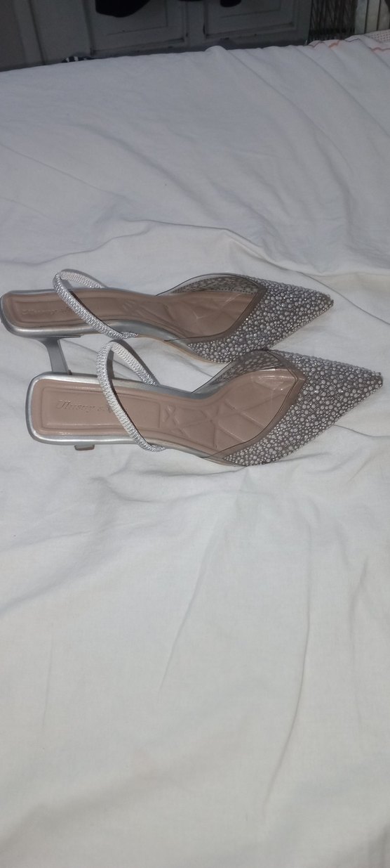 Bej Yılan Desenli Stiletto Topuklu Kadın Ayakkabı - Görsel 4