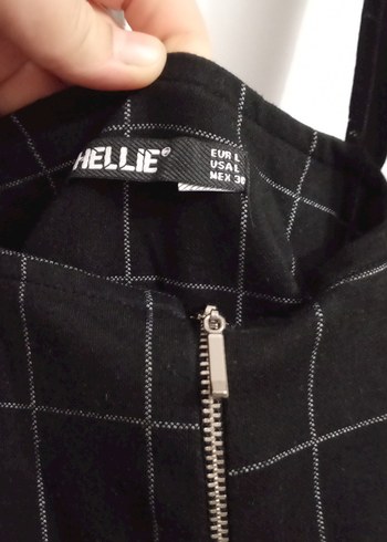 Siyah Ekoseli Uzun Etek, Yırtmaçlı - Görsel 5