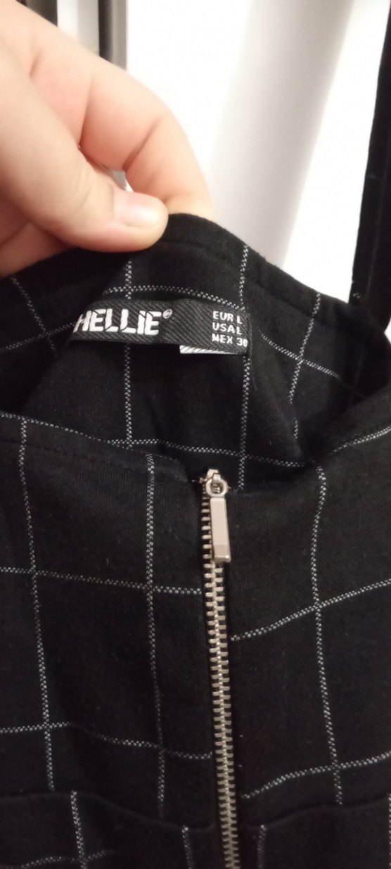 Siyah Ekoseli Uzun Etek, Yırtmaçlı - Görsel 5