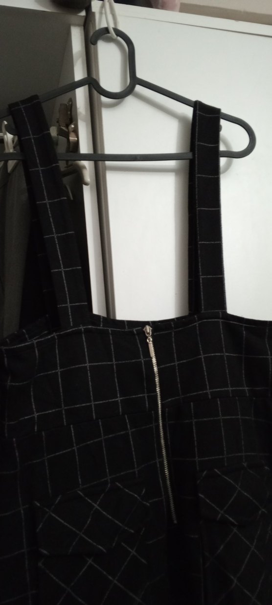 Siyah Ekoseli Uzun Etek, Yırtmaçlı - Görsel 2