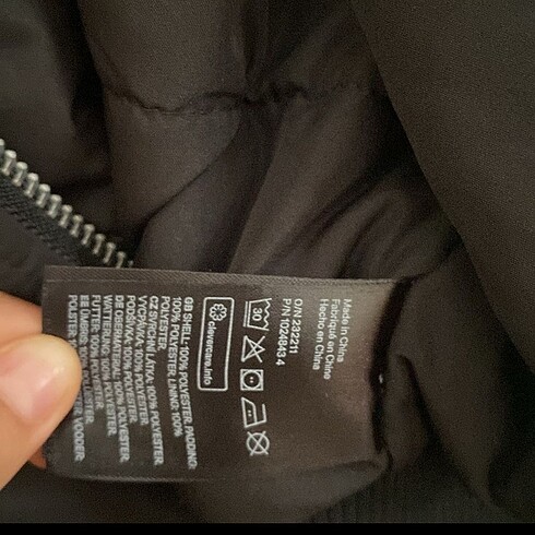 m Beden siyah Renk H&m bomber