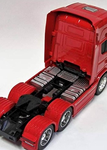 Kırmızı Scania Oyuncak Kamyon 1:32 Ölçek