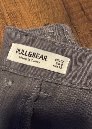 Gri denim kargo pantolon - Görsel 2