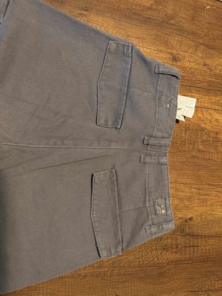 Gri denim kargo pantolon - Görsel 4
