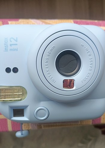 Diğer Mavi Instax Mini 12 Film Kamera ve Kılıf