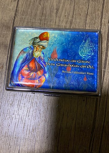 Boncuk Detaylı Turkuaz Erkek Kartlık